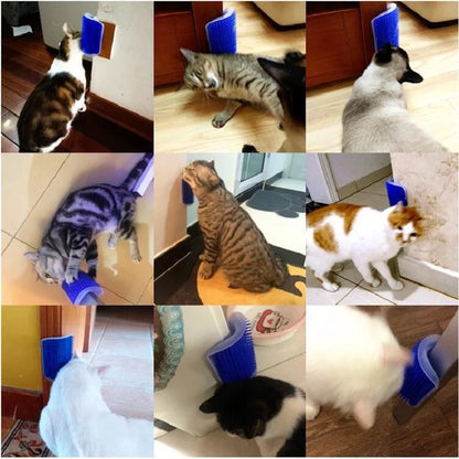 Cat Scratcher Massager for Cats Scratching Pets Brush Remove Hair Comb