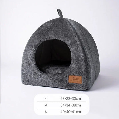 New Triangle Cat Nest Closed Cat House Pet Nest Warm and Thickened