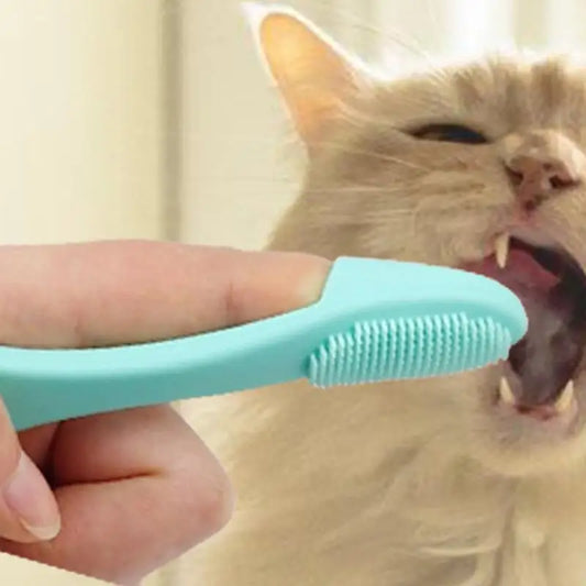 Cat Chin Brush Soft Silicone Grooming Chin Scrubber Non-Slip Multifunctional