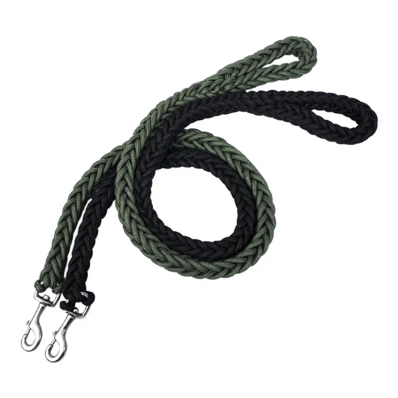 Nylon Dog Harness Leash For Medium Large Dogs Leads Pet Training Running Walking Safety Mountain Climb Dog Leashes Ropes supply