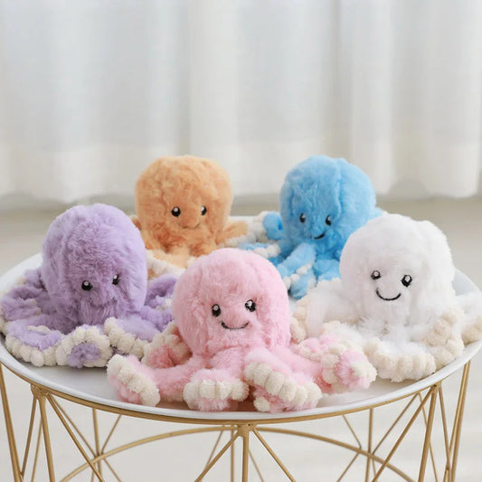 Simulation Octopus Doll Color Plush Toy Ocean Submarine Creature Squid Pe