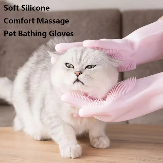 Pet Bathing Gloves for Cat Puppy Beauty Cleaning Bathe