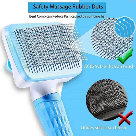 Dog Hair Remover Brush Cat Dog Hair Grooming And Care Comb For Long Hair Dog