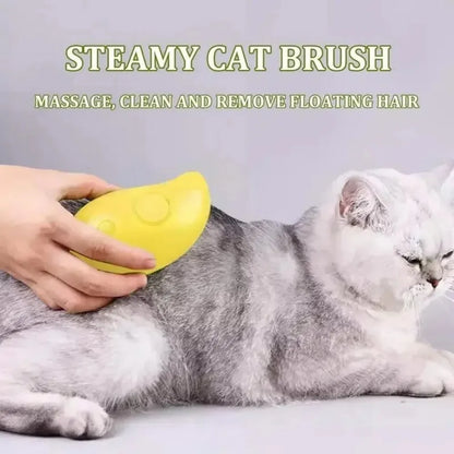 Cat Dog Steamy Brush Steam Brush Electric Sprayer for Massage Pet