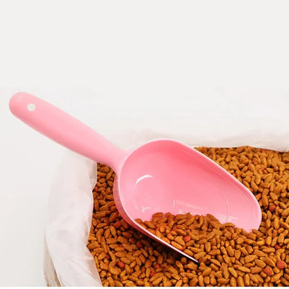 Multi-Color Pet Plastic Feeding Shovel Cat Food Spoon Dog Large